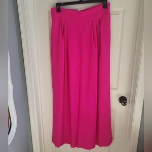 Eliza J High Waist Crepe Wide Leg Palazzo Pants